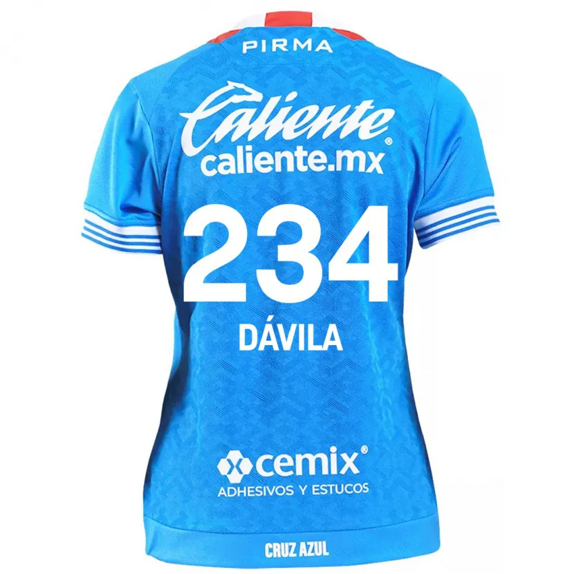 Danxen Kinder Emilio Dávila #234 Himmelblau Heimtrikot Trikot 2024/25 T-Shirt Schweiz