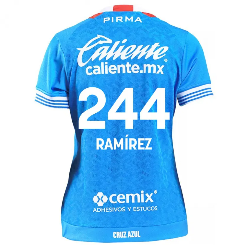 Danxen Kinder Nicolás Ramírez #244 Himmelblau Heimtrikot Trikot 2024/25 T-Shirt Schweiz