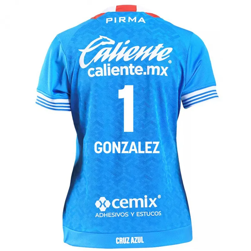 Danxen Kinder Itzayana Gonzalez #1 Himmelblau Heimtrikot Trikot 2024/25 T-Shirt Schweiz