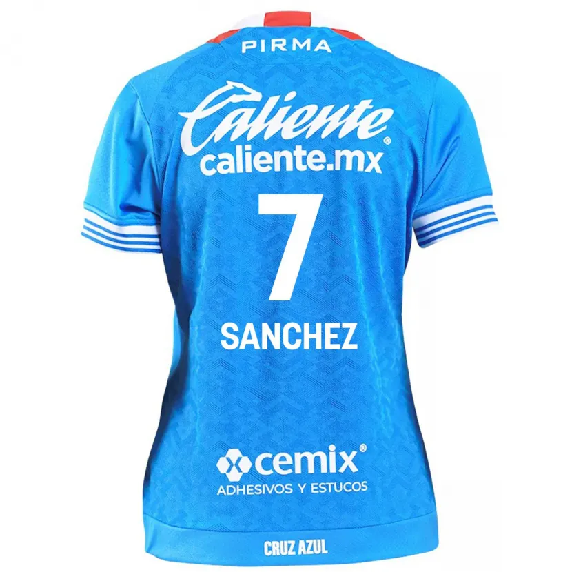 Danxen Kinder Andrea Sanchez #7 Himmelblau Heimtrikot Trikot 2024/25 T-Shirt Schweiz