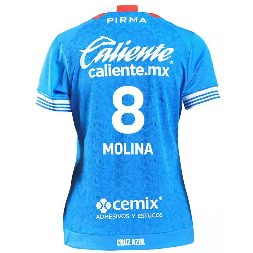 Danxen Kinder Dalia Molina #8 Himmelblau Heimtrikot Trikot 2024/25 T-Shirt Schweiz