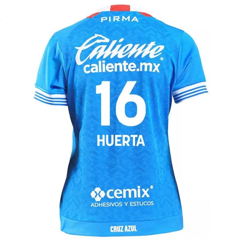 Danxen Kinder Ana Gabriela Huerta #16 Himmelblau Heimtrikot Trikot 2024/25 T-Shirt Schweiz