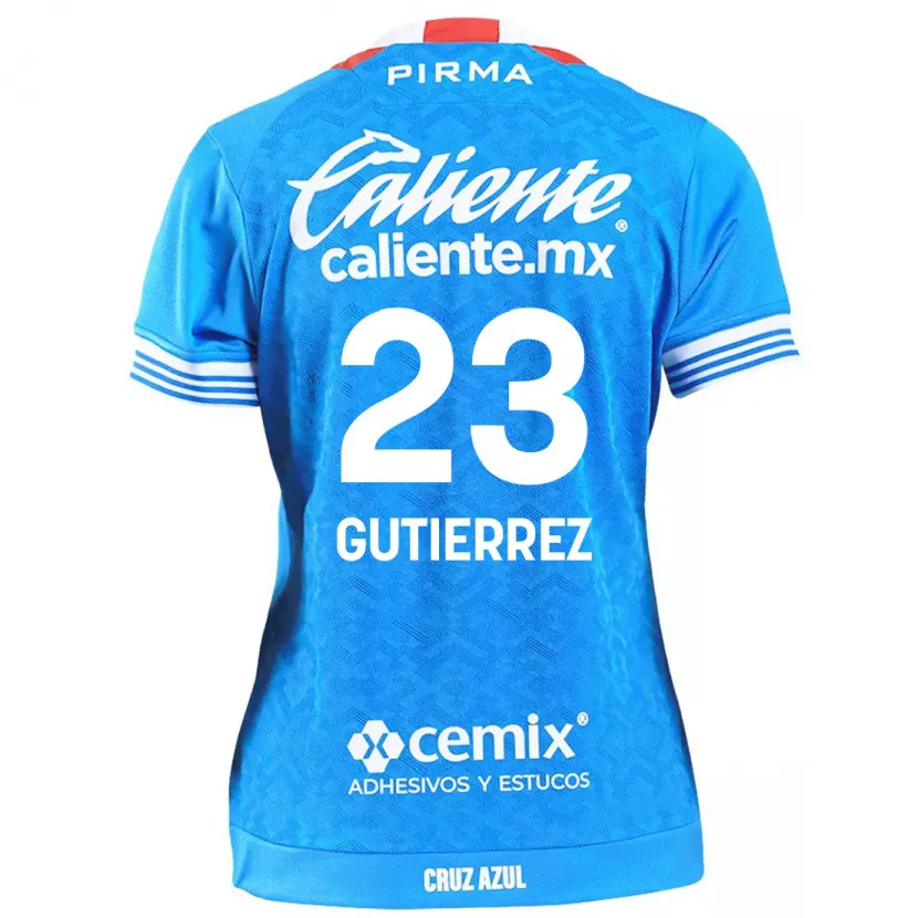 Danxen Kinder Ivonne Gutierrez #23 Himmelblau Heimtrikot Trikot 2024/25 T-Shirt Schweiz