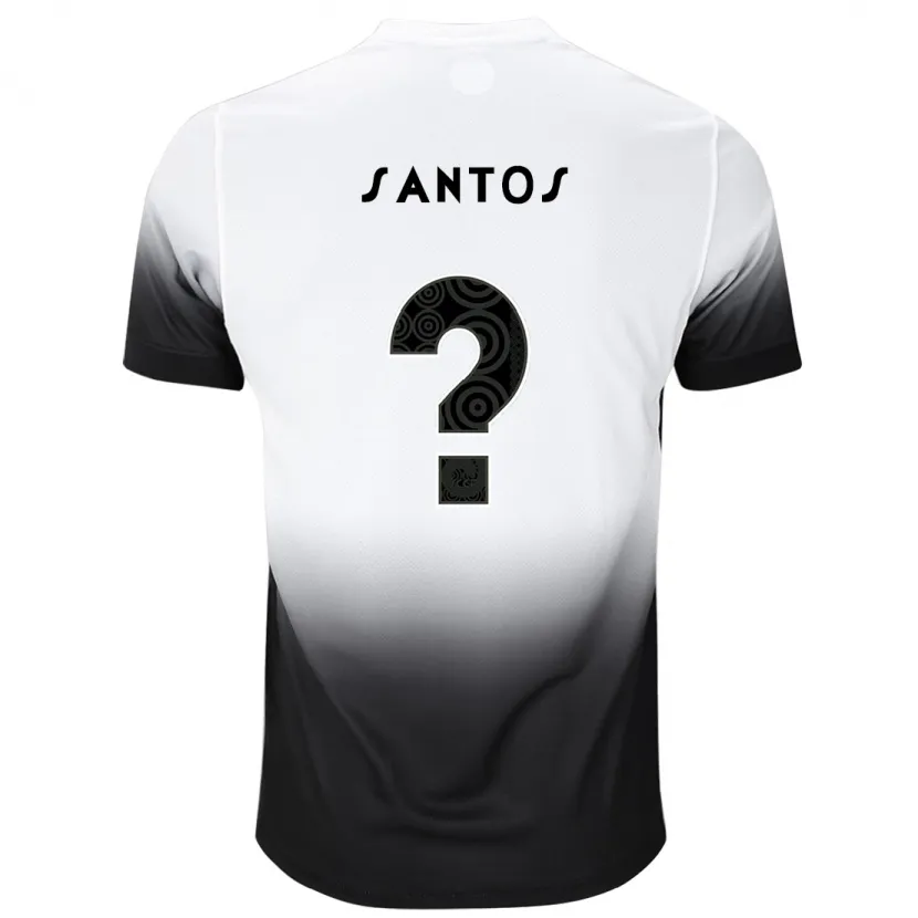 Danxen Kinder Renato Santos #0 Weiß Schwarz Heimtrikot Trikot 2024/25 T-Shirt Schweiz