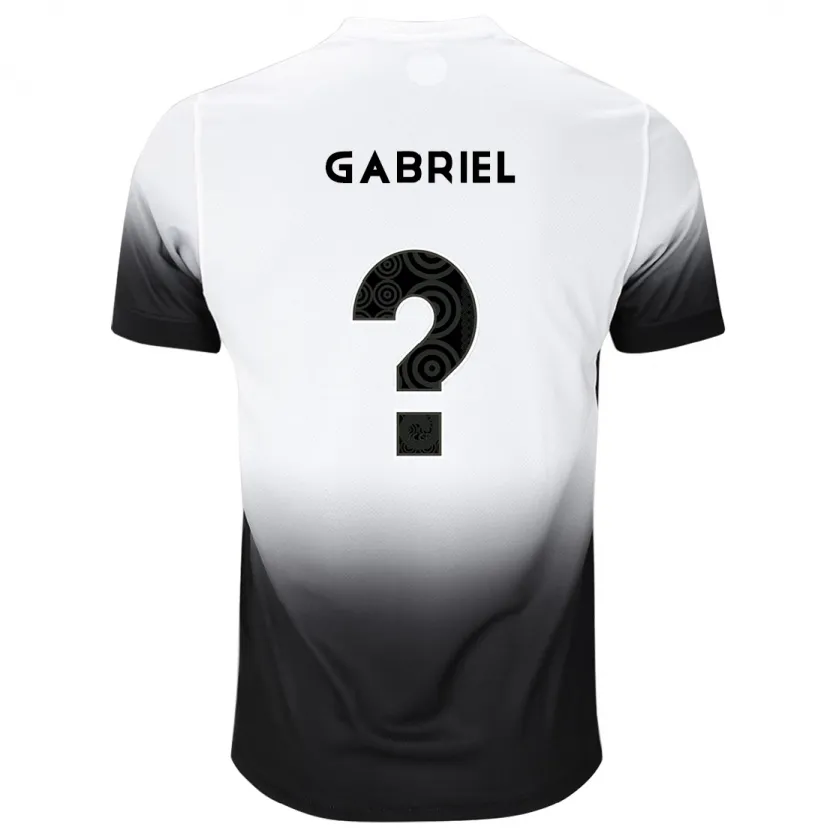 Danxen Kinder Gabriel #0 Weiß Schwarz Heimtrikot Trikot 2024/25 T-Shirt Schweiz