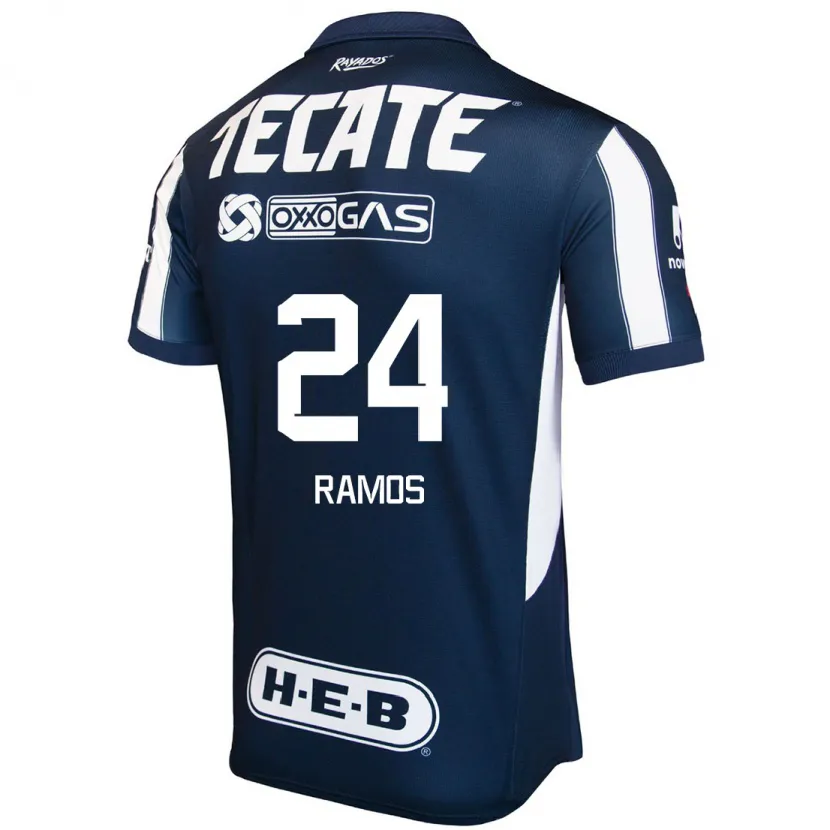 Danxen Kinder César Ramos #24 Blau Rot Weiß Heimtrikot Trikot 2024/25 T-Shirt Schweiz