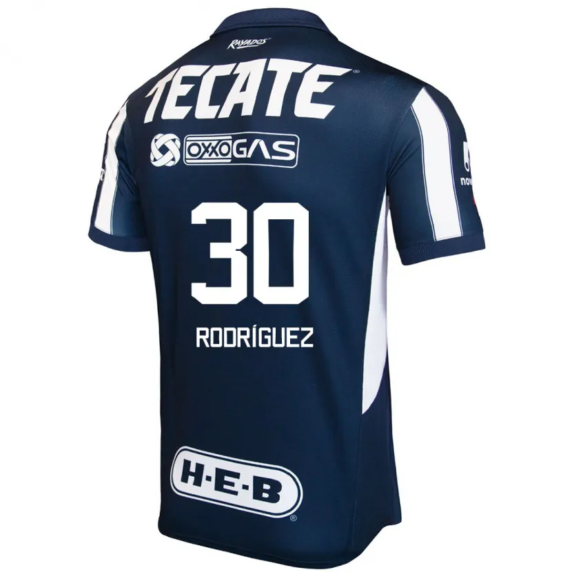 Danxen Kinder Jorge Rodríguez #30 Blau Rot Weiß Heimtrikot Trikot 2024/25 T-Shirt Schweiz