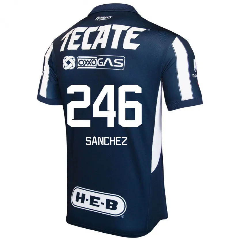 Danxen Kinder Diego Sánchez #246 Blau Rot Weiß Heimtrikot Trikot 2024/25 T-Shirt Schweiz