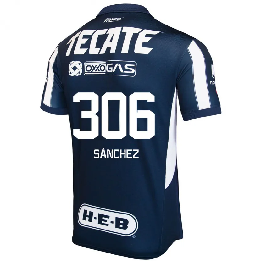 Danxen Kinder Jorge Sánchez #306 Blau Rot Weiß Heimtrikot Trikot 2024/25 T-Shirt Schweiz