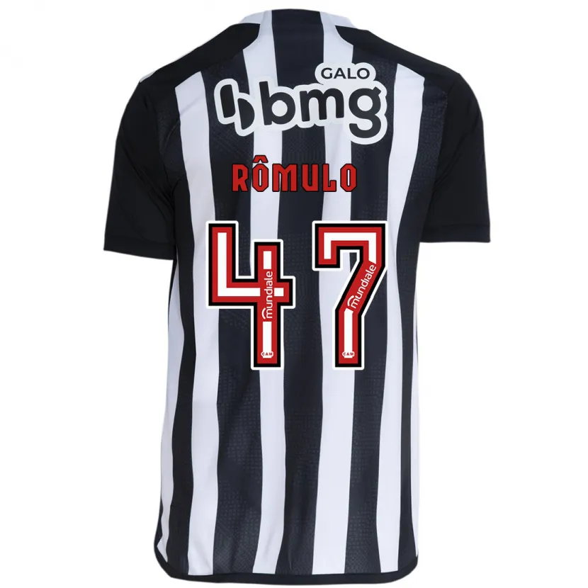 Danxen Kinder Rômulo #47 Weiß Schwarz Heimtrikot Trikot 2024/25 T-Shirt Schweiz