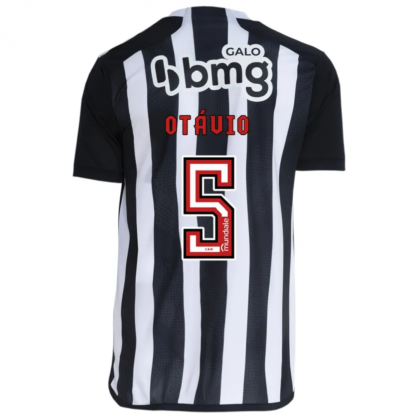 Danxen Kinder Otávio #5 Weiß Schwarz Heimtrikot Trikot 2024/25 T-Shirt Schweiz