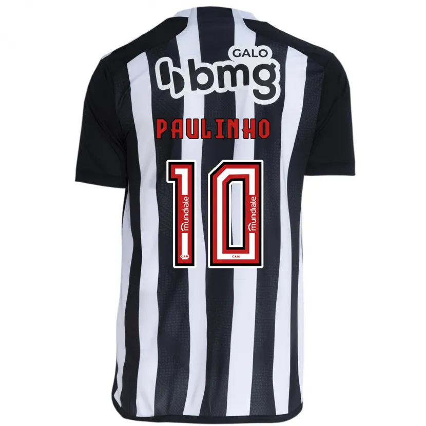 Danxen Kinder Paulinho #10 Weiß Schwarz Heimtrikot Trikot 2024/25 T-Shirt Schweiz