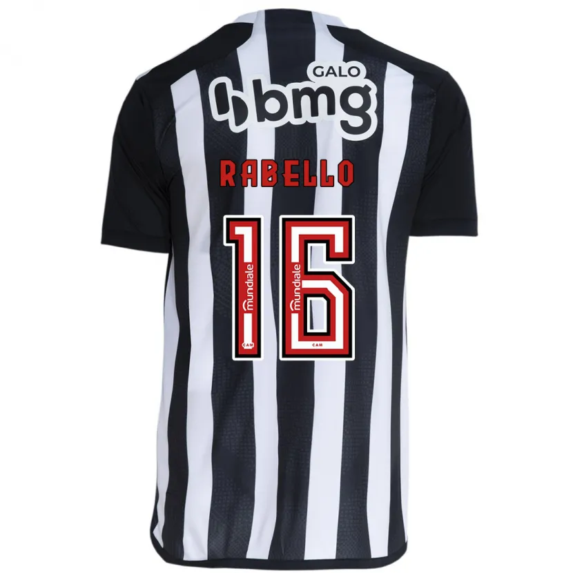 Danxen Kinder Igor Rabello #16 Weiß Schwarz Heimtrikot Trikot 2024/25 T-Shirt Schweiz