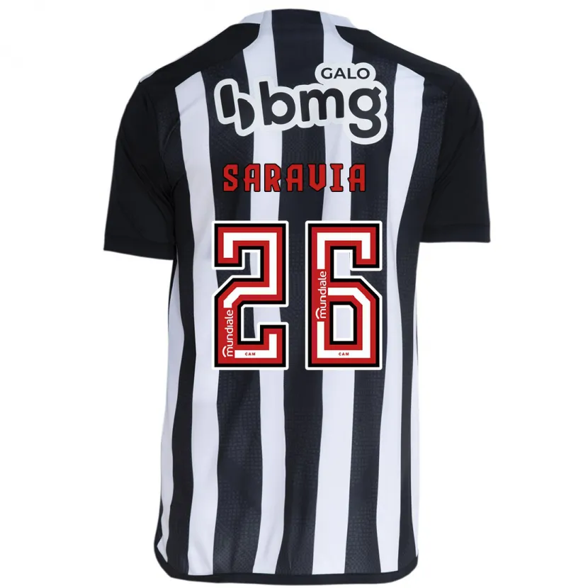 Danxen Kinder Renzo Saravia #26 Weiß Schwarz Heimtrikot Trikot 2024/25 T-Shirt Schweiz