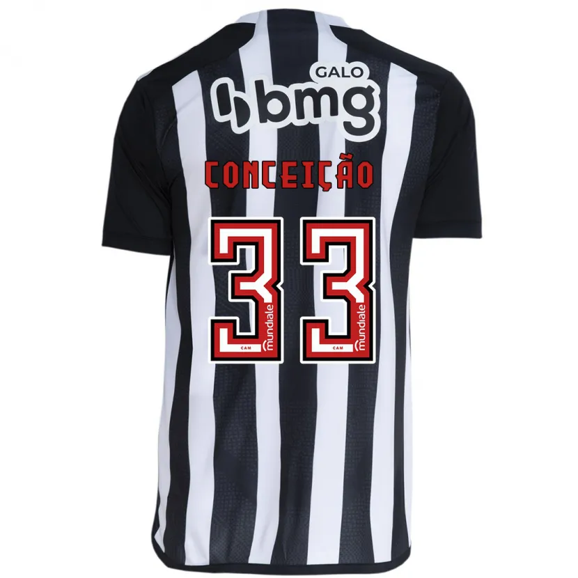 Danxen Kinder Robert Conceição #33 Weiß Schwarz Heimtrikot Trikot 2024/25 T-Shirt Schweiz