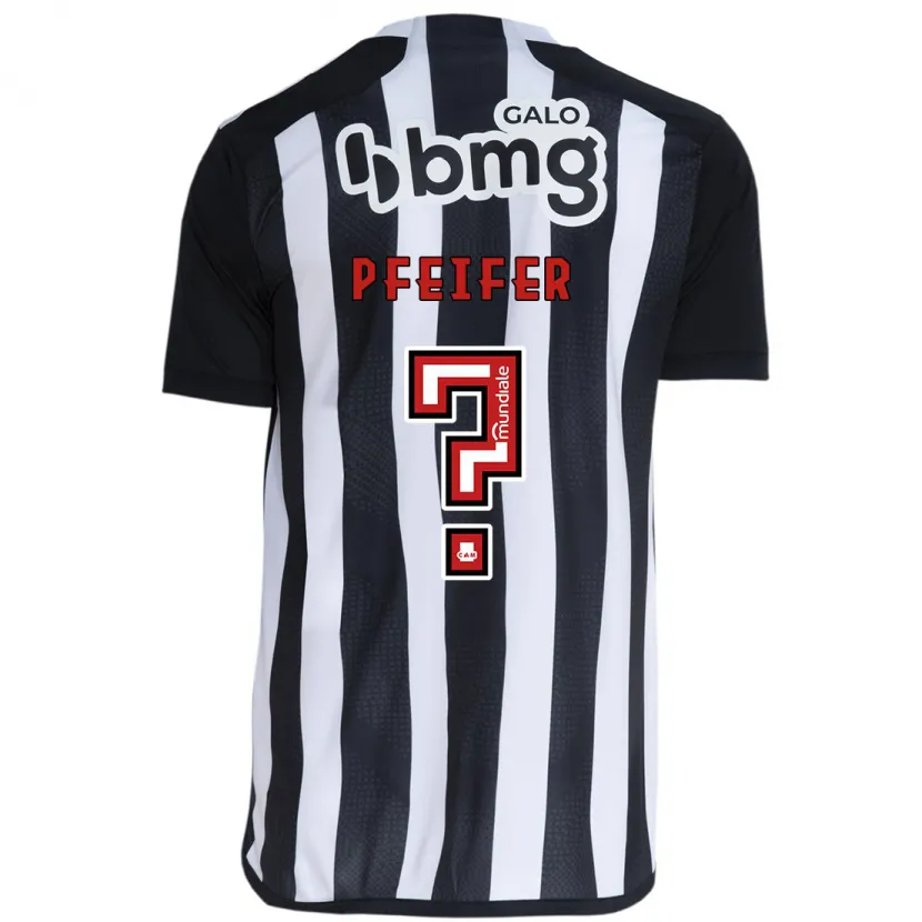 Danxen Kinder Gabriel Pfeifer #0 Weiß Schwarz Heimtrikot Trikot 2024/25 T-Shirt Schweiz