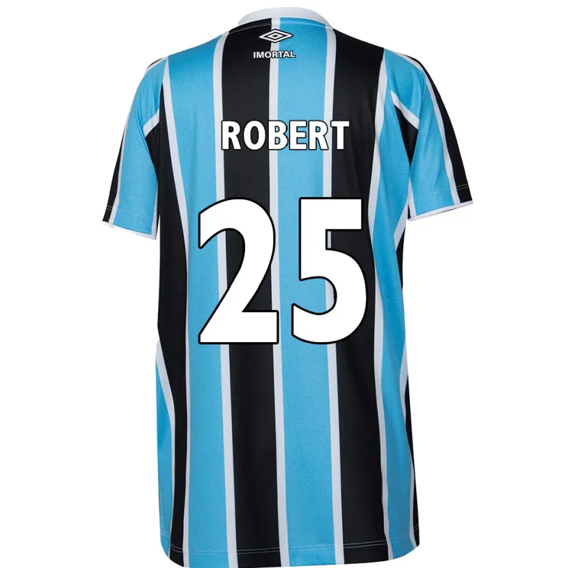 Danxen Kinder Jhonata Robert #25 Blau Schwarz Weiß Heimtrikot Trikot 2024/25 T-Shirt Schweiz