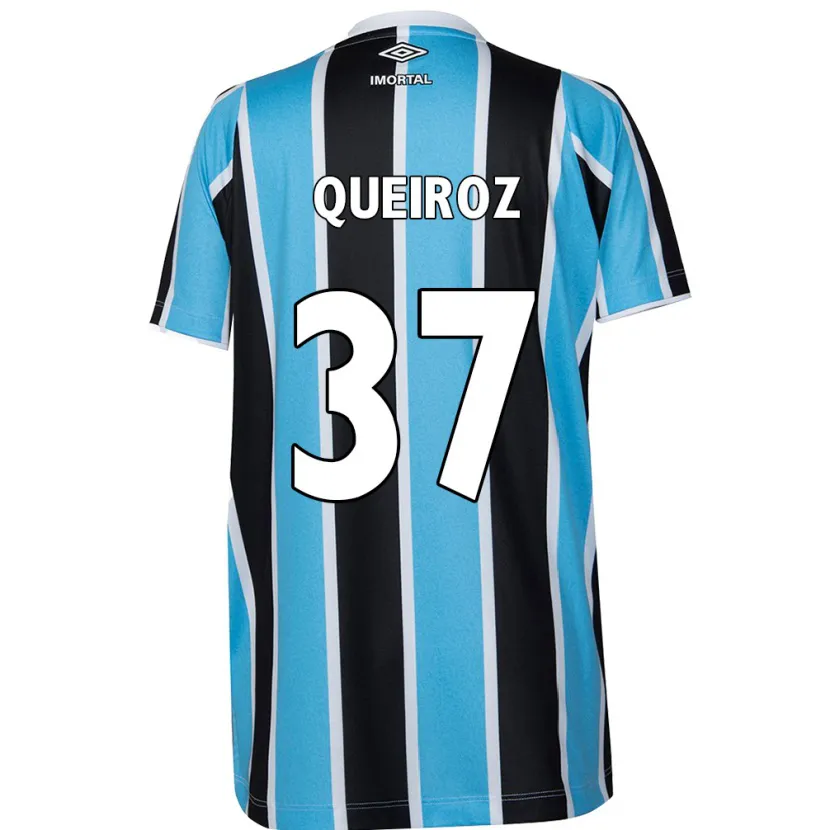 Danxen Kinder Du Queiroz #37 Blau Schwarz Weiß Heimtrikot Trikot 2024/25 T-Shirt Schweiz