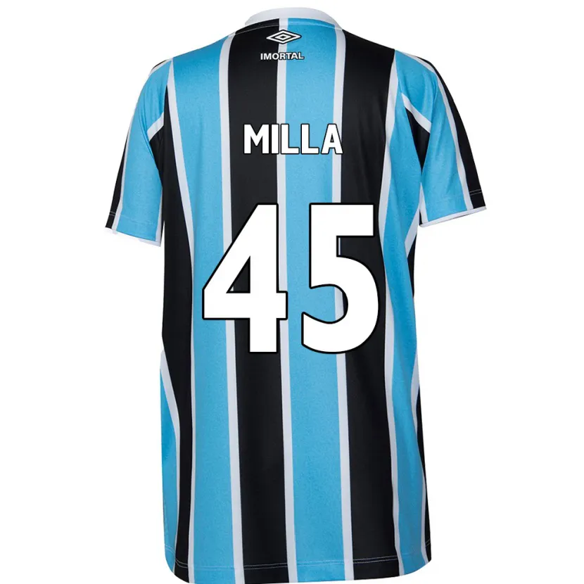 Danxen Kinder Lucas Milla #45 Blau Schwarz Weiß Heimtrikot Trikot 2024/25 T-Shirt Schweiz