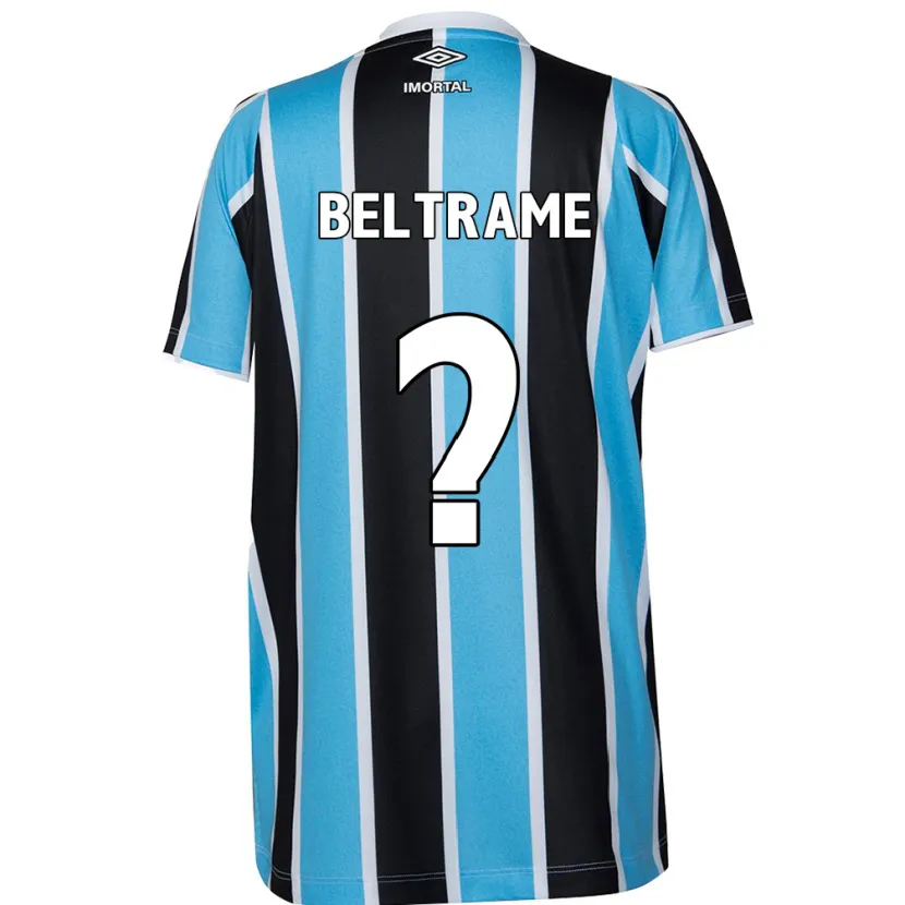 Danxen Kinder Thiago Beltrame #0 Blau Schwarz Weiß Heimtrikot Trikot 2024/25 T-Shirt Schweiz