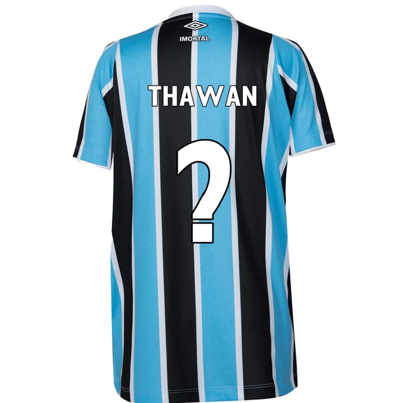 Danxen Kinder Athos Thawan #0 Blau Schwarz Weiß Heimtrikot Trikot 2024/25 T-Shirt Schweiz