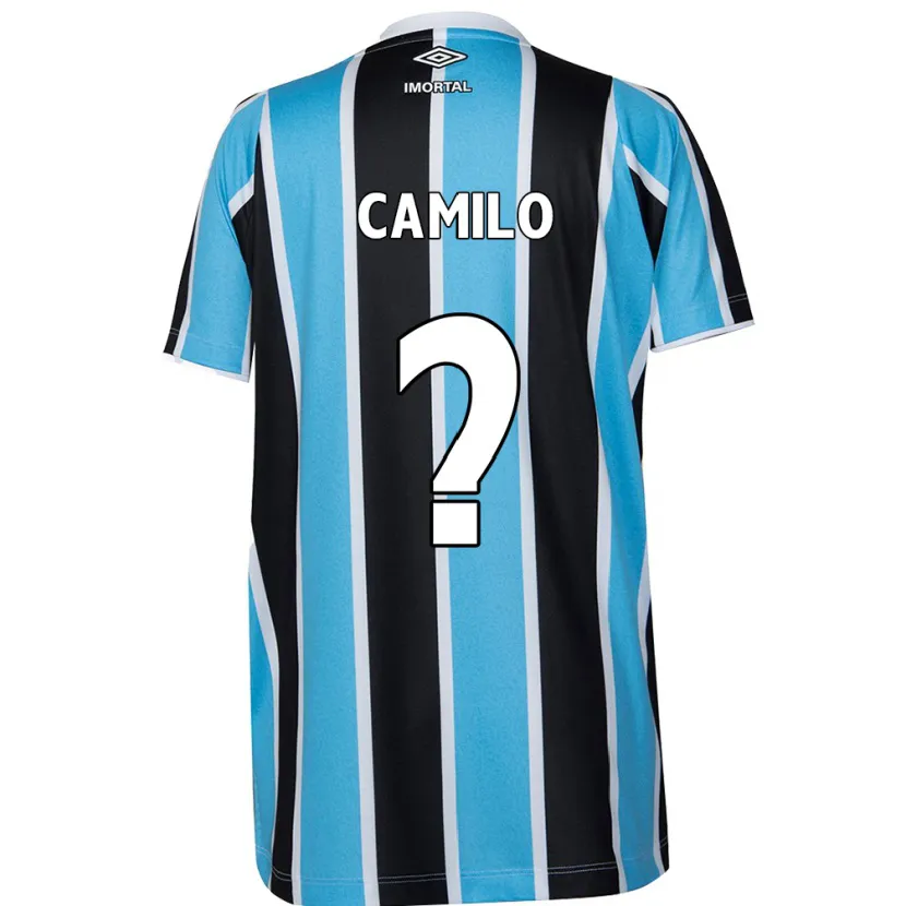 Danxen Kinder Lucas Camilo #0 Blau Schwarz Weiß Heimtrikot Trikot 2024/25 T-Shirt Schweiz