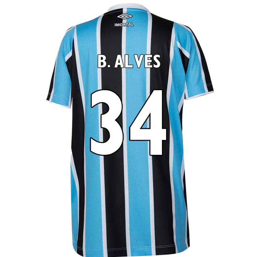 Danxen Kinder Bruno Alves #34 Blau Schwarz Weiß Heimtrikot Trikot 2024/25 T-Shirt Schweiz