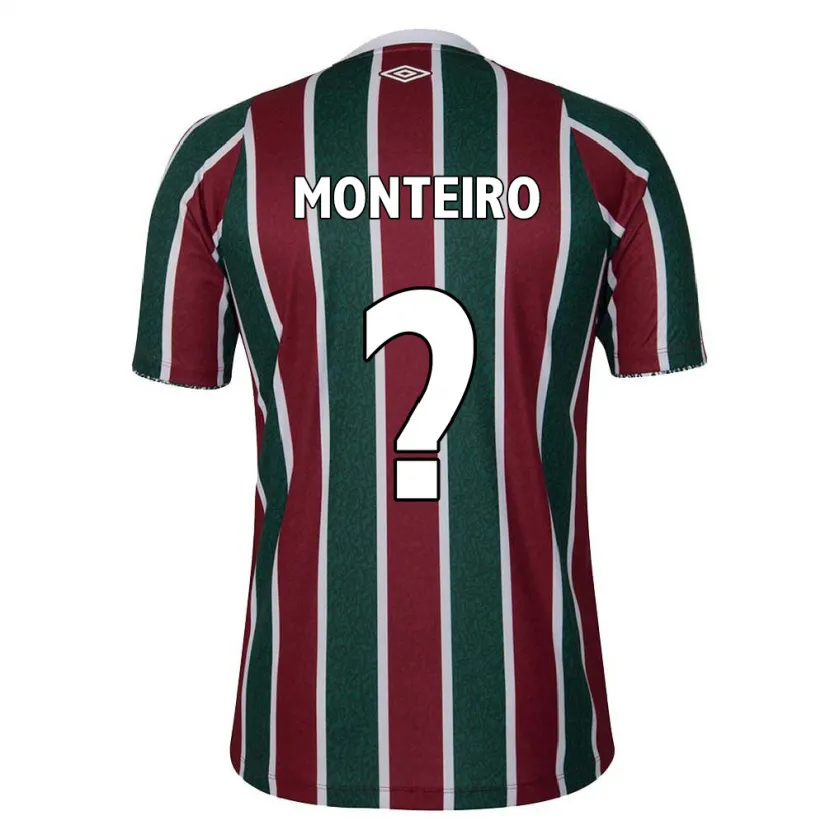 Danxen Kinder Rafael Monteiro #0 Grün Kastanienbraun Weiß Heimtrikot Trikot 2024/25 T-Shirt Schweiz