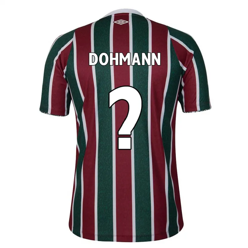 Danxen Kinder Dohmann #0 Grün Kastanienbraun Weiß Heimtrikot Trikot 2024/25 T-Shirt Schweiz