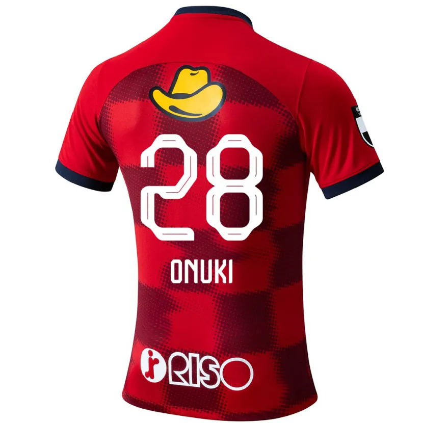 Danxen Kinder Rui Onuki #28 Rot Blau Weiß Heimtrikot Trikot 2024/25 T-Shirt Schweiz