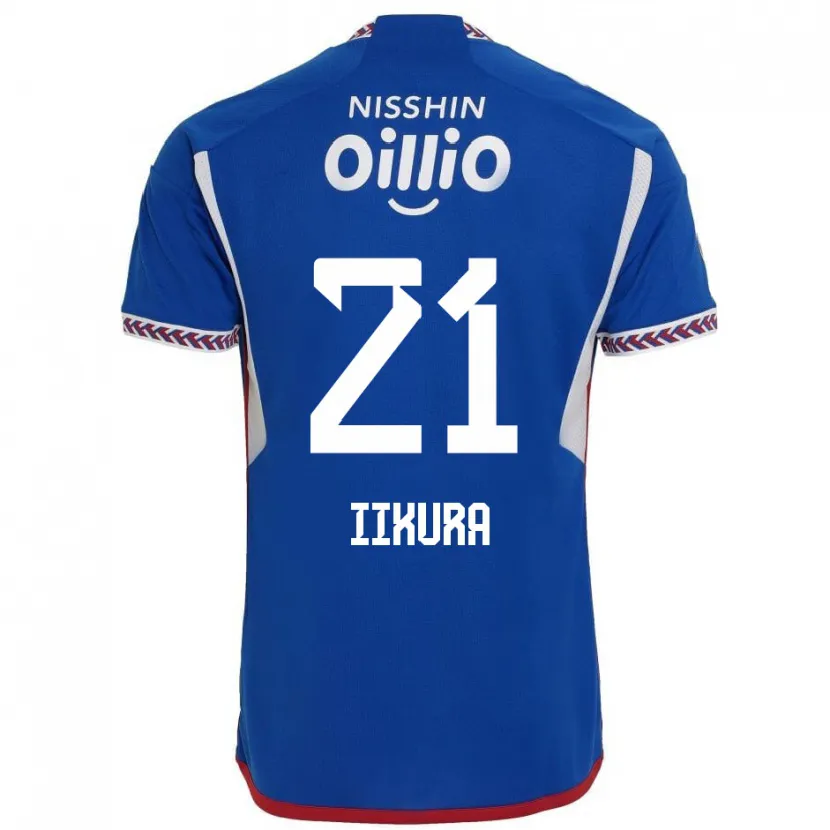 Danxen Kinder Hiroki Iikura #21 Blau Weiß Rot Heimtrikot Trikot 2024/25 T-Shirt Schweiz