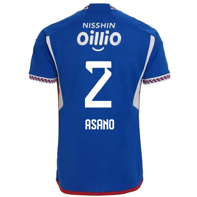 Danxen Kinder Katsuki Asano #2 Blau Weiß Rot Heimtrikot Trikot 2024/25 T-Shirt Schweiz