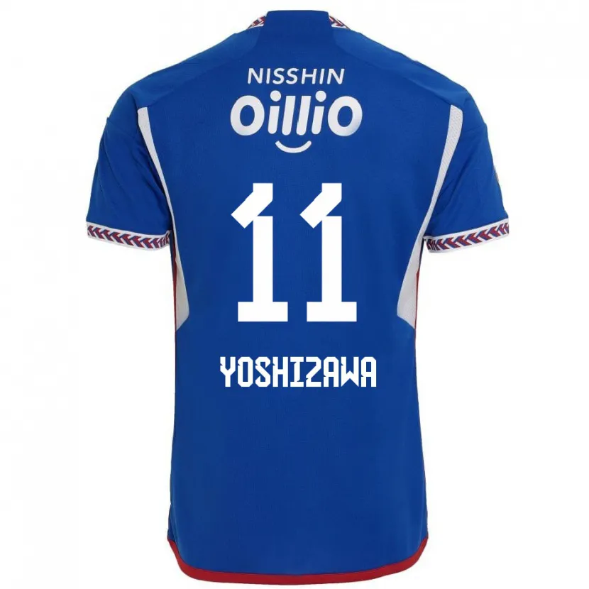 Danxen Kinder Mirai Yoshizawa #11 Blau Weiß Rot Heimtrikot Trikot 2024/25 T-Shirt Schweiz