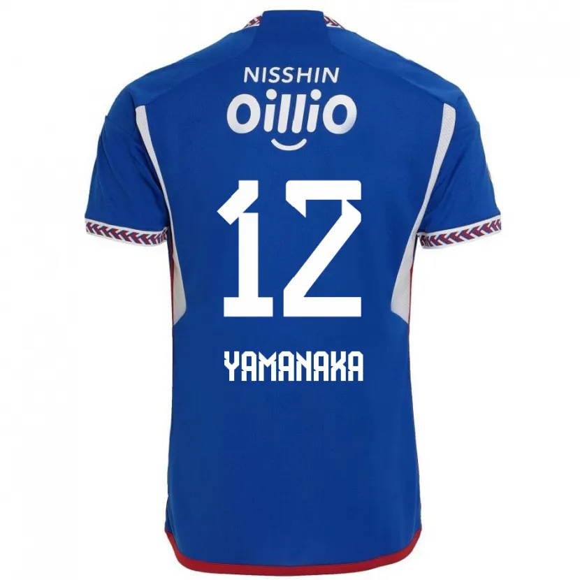 Danxen Kinder Yuki Yamanaka #12 Blau Weiß Rot Heimtrikot Trikot 2024/25 T-Shirt Schweiz