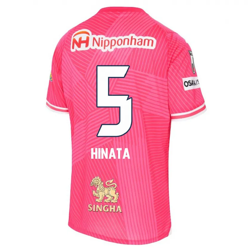 Danxen Kinder Hinata Kida #5 Rosa Weiß Heimtrikot Trikot 2024/25 T-Shirt Schweiz