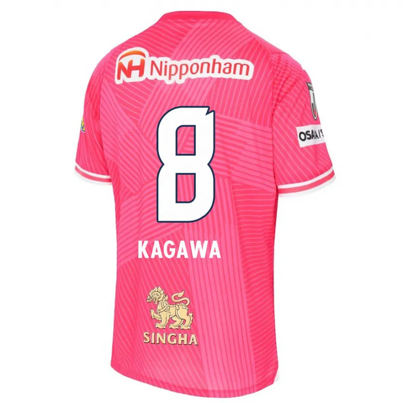 Danxen Kinder Shinji Kagawa #8 Rosa Weiß Heimtrikot Trikot 2024/25 T-Shirt Schweiz