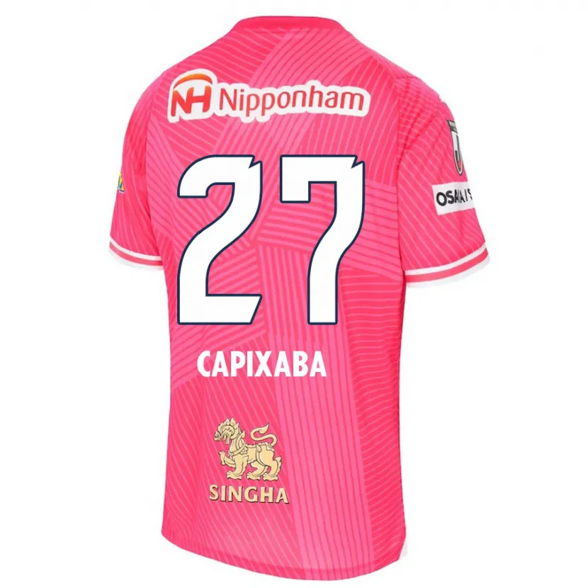 Danxen Kinder Capixaba #27 Rosa Weiß Heimtrikot Trikot 2024/25 T-Shirt Schweiz