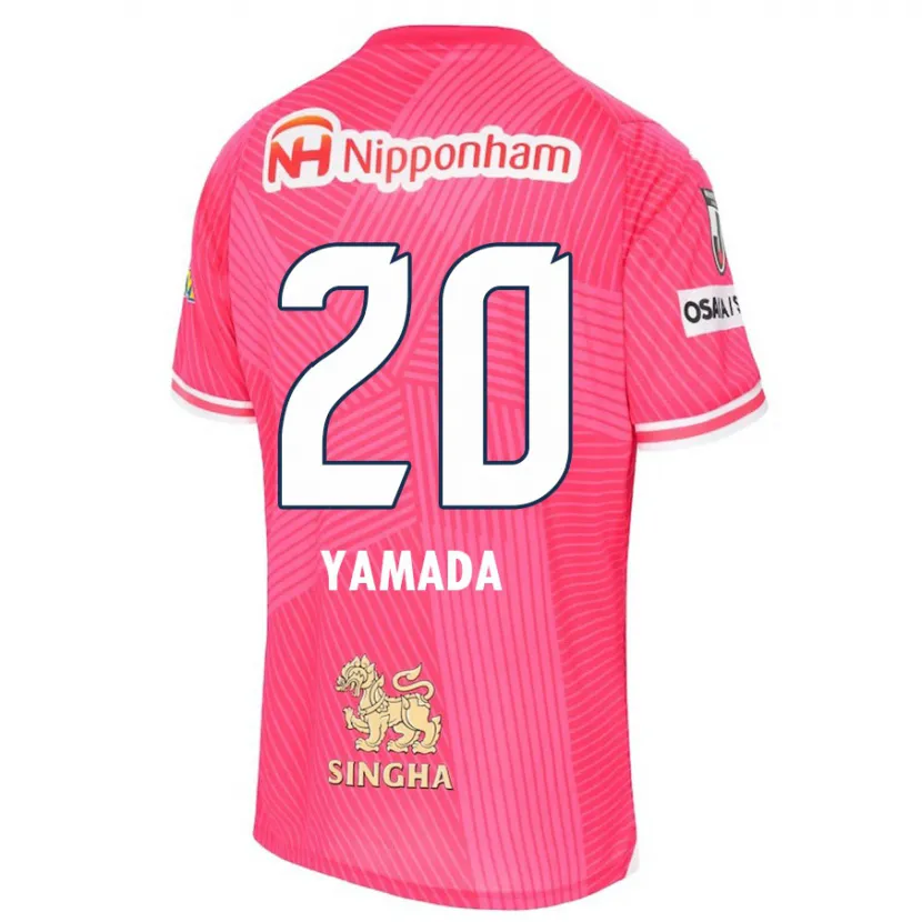 Danxen Kinder Kotaro Yamada #20 Rosa Weiß Heimtrikot Trikot 2024/25 T-Shirt Schweiz