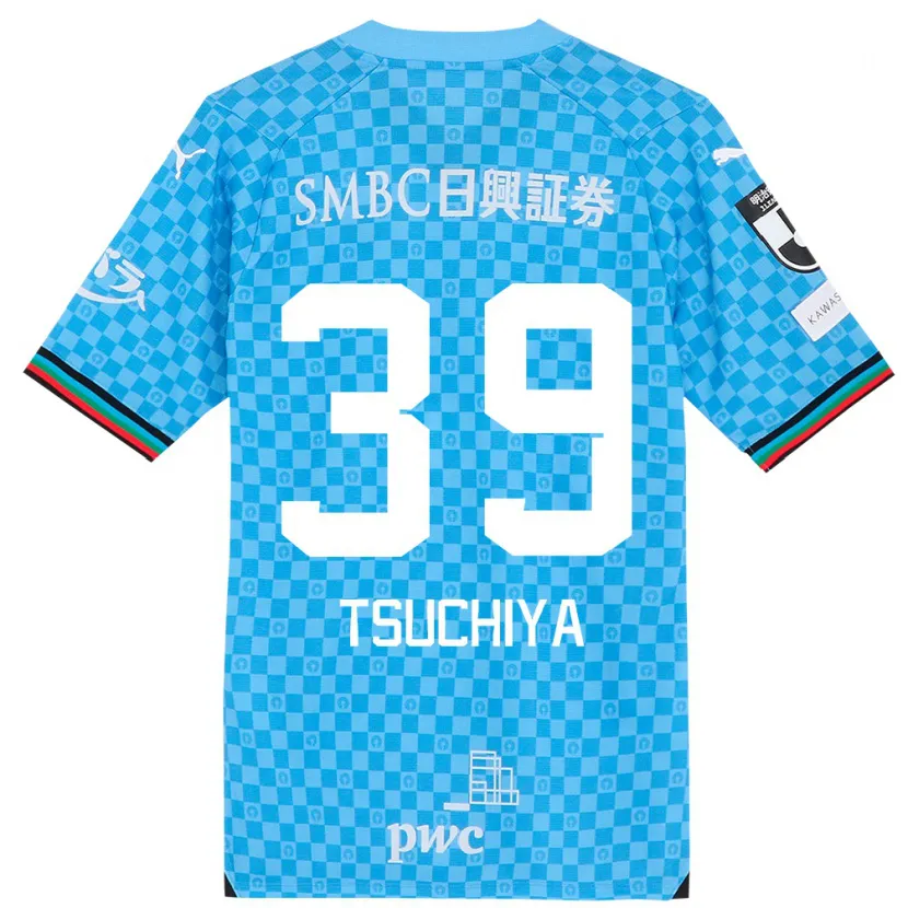 Danxen Kinder Kaito Tsuchiya #39 Azurblau Heimtrikot Trikot 2024/25 T-Shirt Schweiz