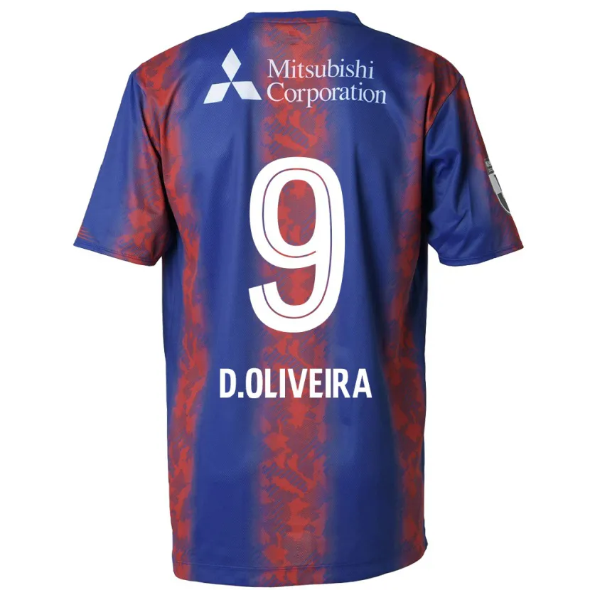 Danxen Kinder Diego Oliveira #9 Blau Rot Heimtrikot Trikot 2024/25 T-Shirt Schweiz