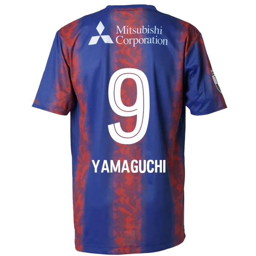 Danxen Kinder Taiyo Yamaguchi #9 Blau Rot Heimtrikot Trikot 2024/25 T-Shirt Schweiz