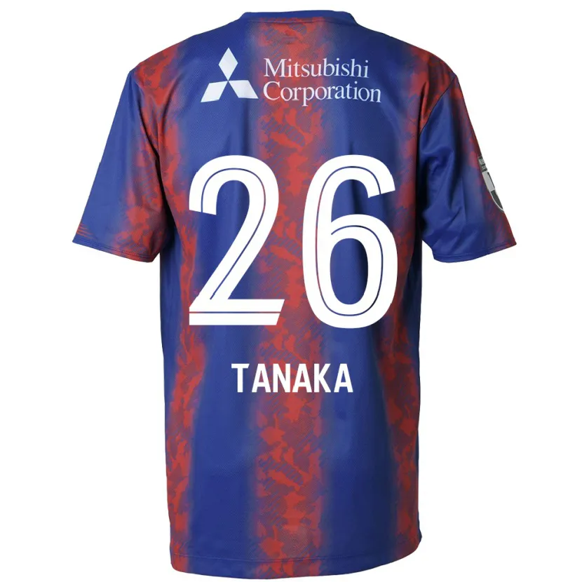 Danxen Kinder Haruto Tanaka #26 Blau Rot Heimtrikot Trikot 2024/25 T-Shirt Schweiz