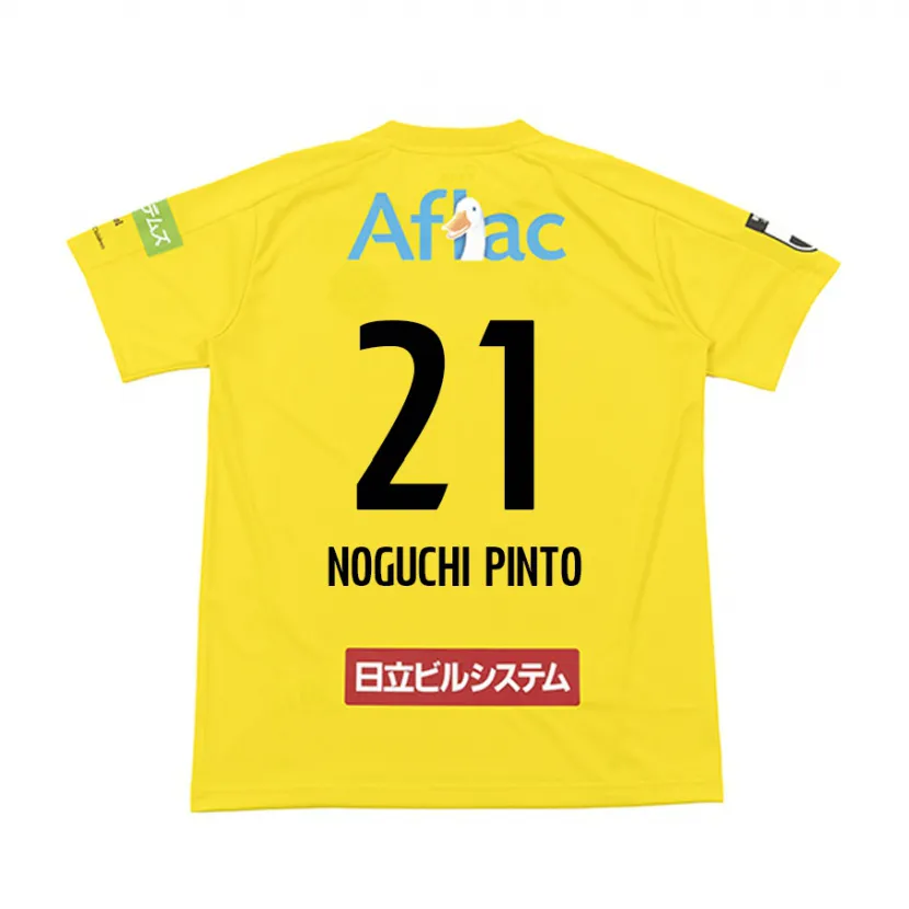 Danxen Kinder Amato Noguchi Pinto #21 Gelb Schwarz Heimtrikot Trikot 2024/25 T-Shirt Schweiz