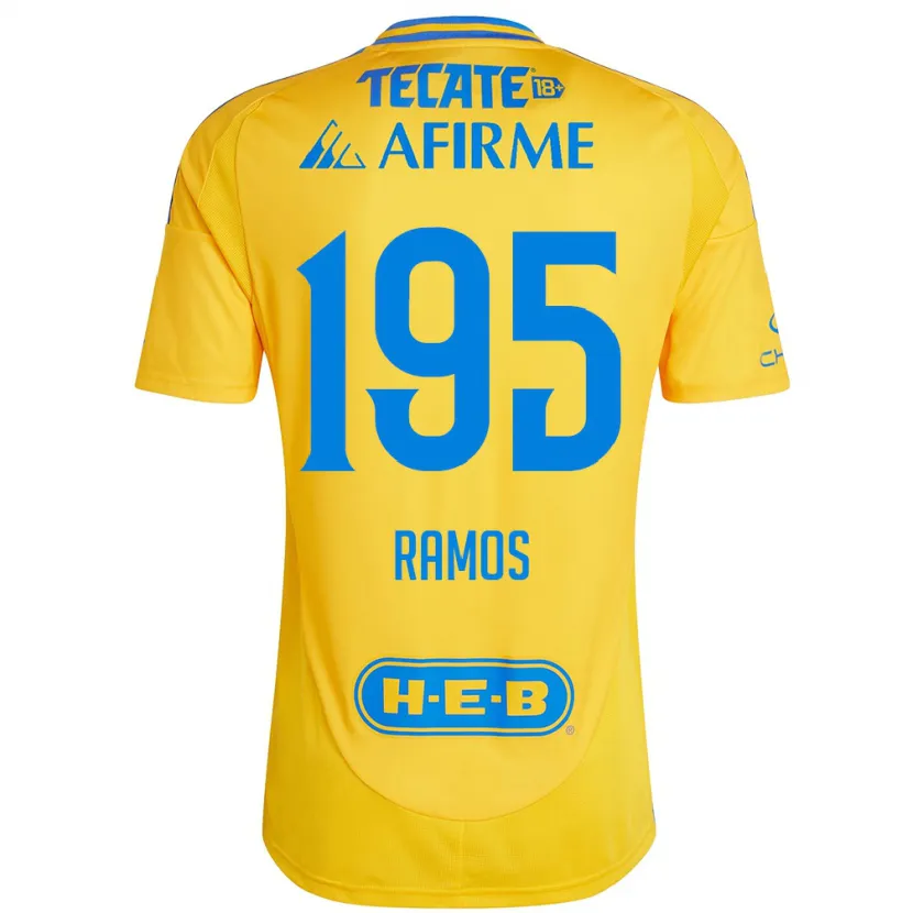 Danxen Kinder Rodrigo Ramos #195 Goldgelb Heimtrikot Trikot 2024/25 T-Shirt Schweiz