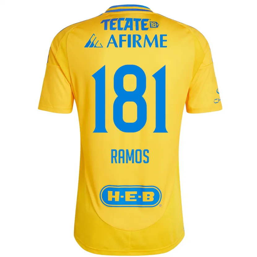 Danxen Kinder Anthony Ramos #181 Goldgelb Heimtrikot Trikot 2024/25 T-Shirt Schweiz