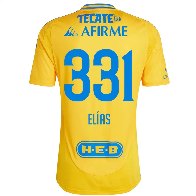 Danxen Kinder Bruno Elías #331 Goldgelb Heimtrikot Trikot 2024/25 T-Shirt Schweiz