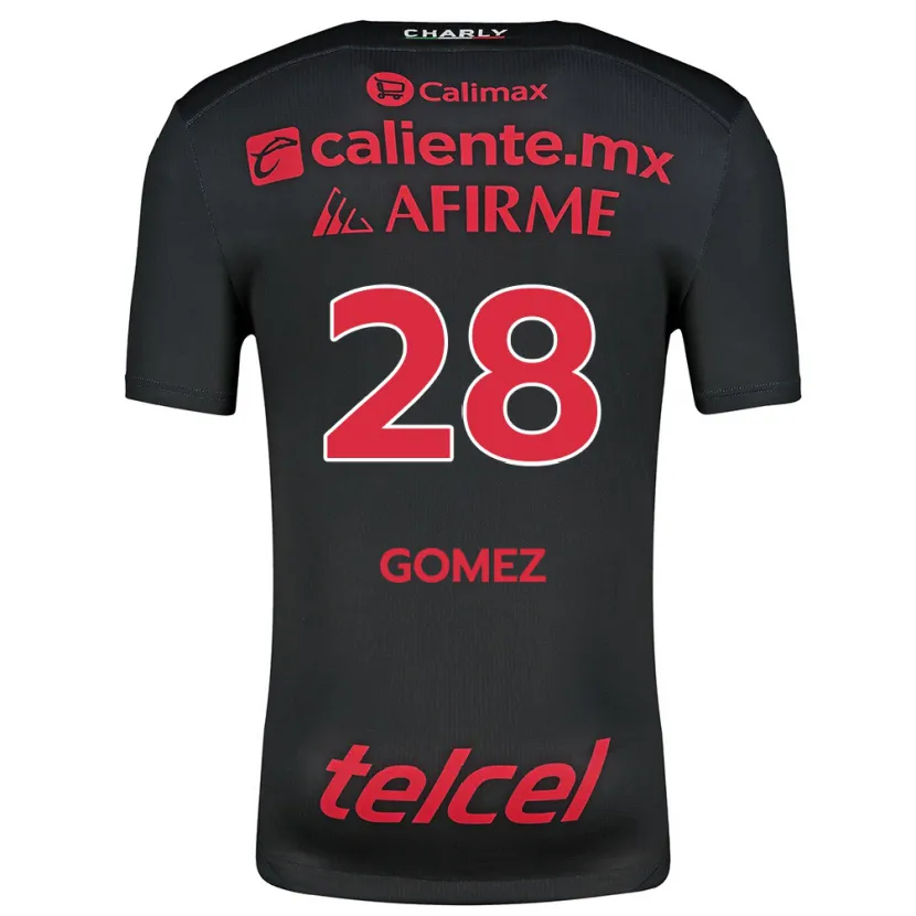 Danxen Kinder Alejandro Gómez #28 Schwarz Rot Heimtrikot Trikot 2024/25 T-Shirt Schweiz