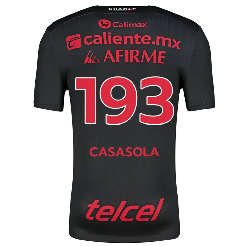 Danxen Kinder Axel Casasola #193 Schwarz Rot Heimtrikot Trikot 2024/25 T-Shirt Schweiz