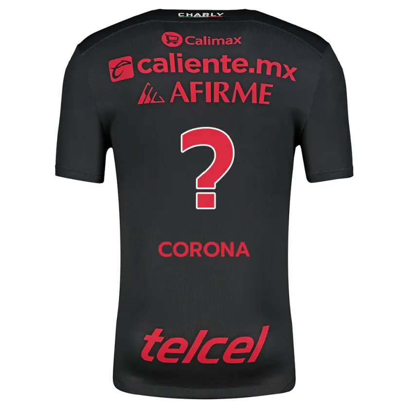 Danxen Kinder José Corona #0 Schwarz Rot Heimtrikot Trikot 2024/25 T-Shirt Schweiz