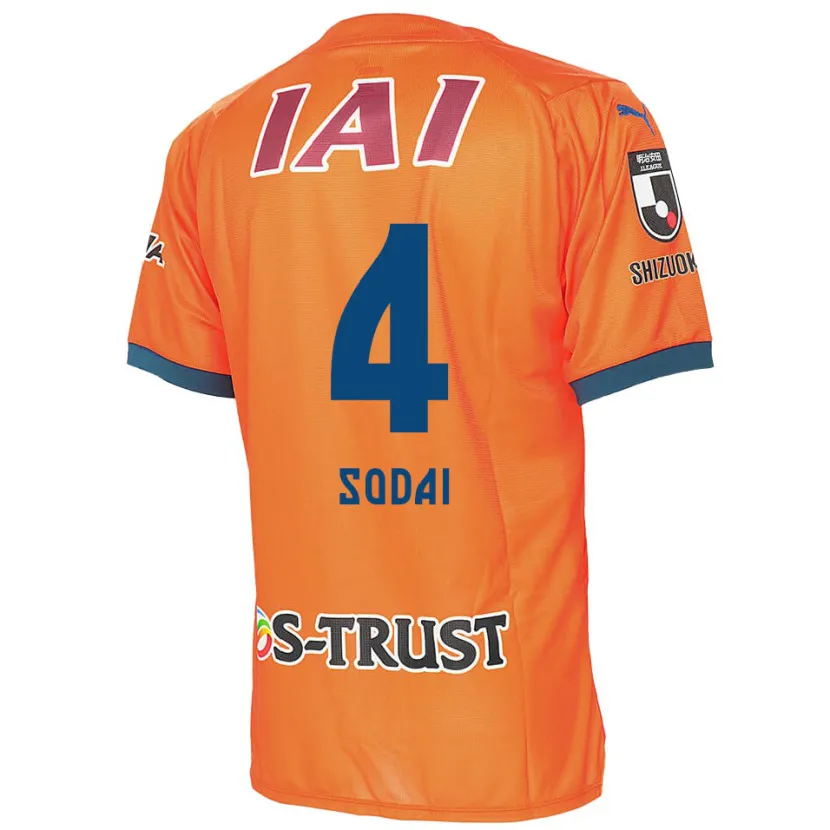 Danxen Kinder Sodai Hasukawa #4 Orange Blau Heimtrikot Trikot 2024/25 T-Shirt Schweiz